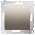 Sterownik przyciskowy oświetleniowy - 1 wyjście 16A, sterowany smartfonem [WiFi], 230V (moduł), złoty mat, SIMON54 GO