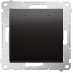 Sterownik przyciskowy oświetleniowy - 1 wyjście 16A, sterowany smartfonem [WiFi], 230V (moduł), antracyt, SIMON54 GO