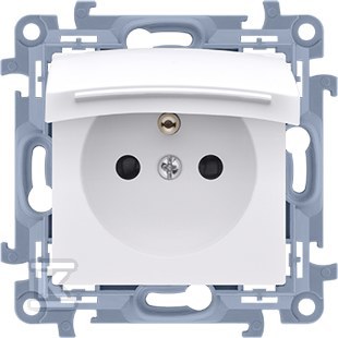 Single socket outlet for IP44 version - - CGZ1BC.01/11