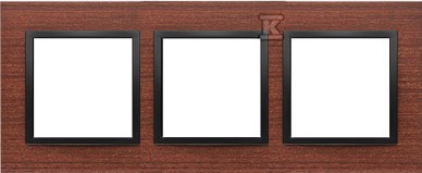 Triple frame Nature-Wood, BLACK WALNUT, - DRN3/87