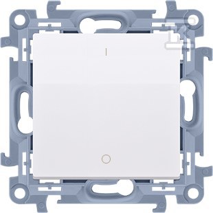 Dvopolni prekidač (modul) 10AKS, 250V~, - CW2.01/11