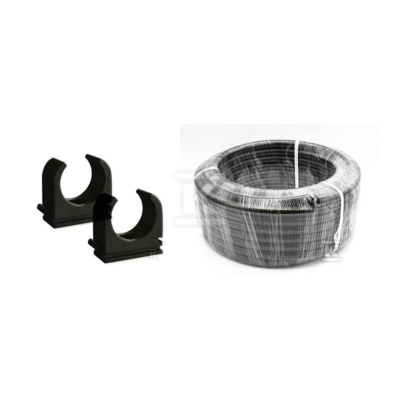 Rura karbowana RKSGD-UV E40/25mb czarna - DLV039