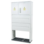 Obudowa termoutwardzalna lakierowana SSTN 66X42/32+FTN- 320 mm, daszek skośny, cięgna metalowe