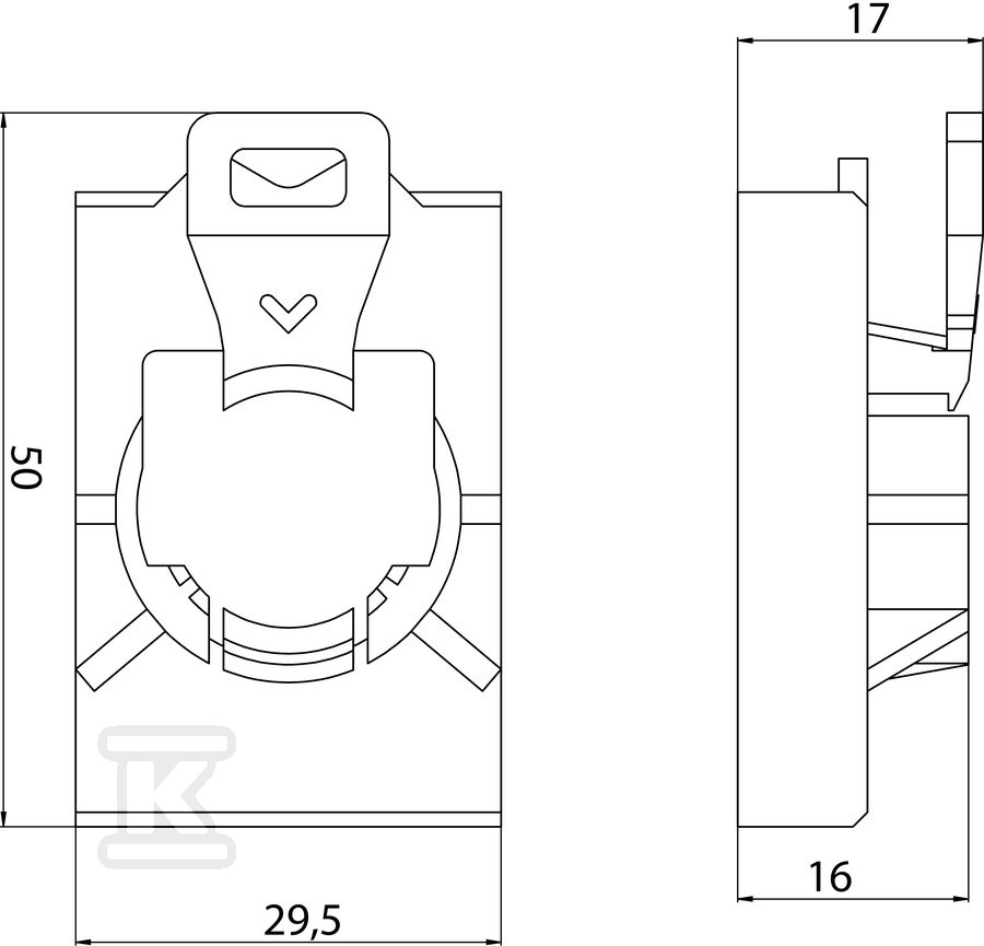 Corp intermediar fără amprentă de - ST22-6609\P01