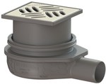 Трапа Ultraflat 79 DN 50 з щілинною решіткою без запірної системи Lock & Lift