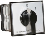 Cam Switch 40A, Dahlander Switch 2-rychlostní, dlouhý černý knoflík