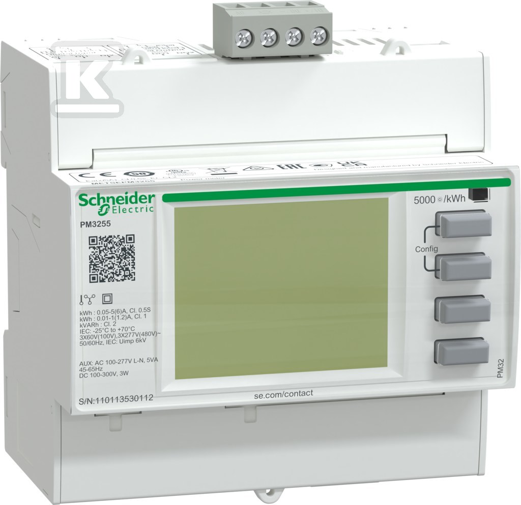 Miernik parametrów sieci PM3255 - METSEPM3255