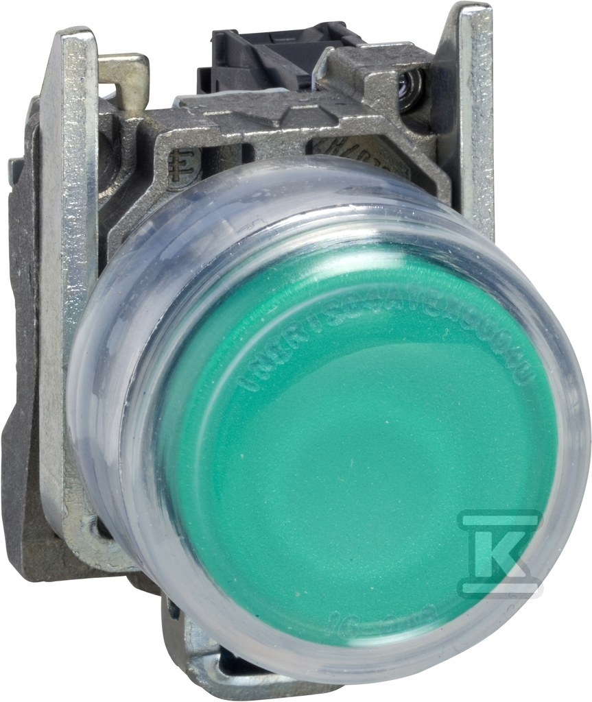 Green illuminated push button Ø 22 240 - XB4BP383M5EX