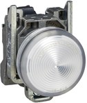 Lampka sygnalizacyjna soczewka gładka O 22 IP65 biały zintegrowana dioda LED 24..120 V ATEX