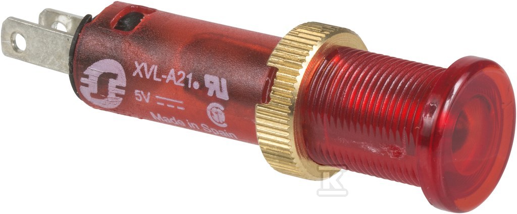 Lampă semnalizare Fi8 roșie LED cu - XVLA234