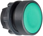 Główka przycisku płaskiego, z mechaniezmem push push, czarna plastikowa Harmony XB5
