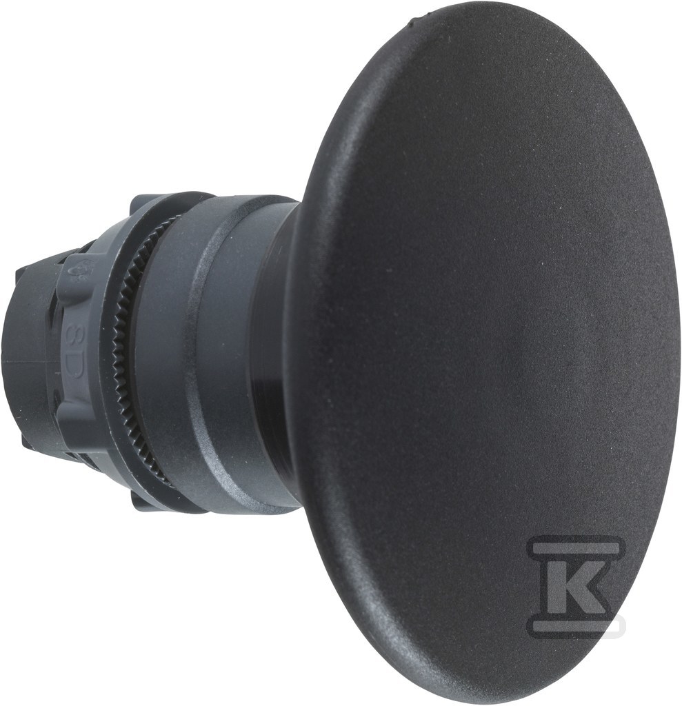 Buton ciupercă, negru, cu returnare - ZB5AR2