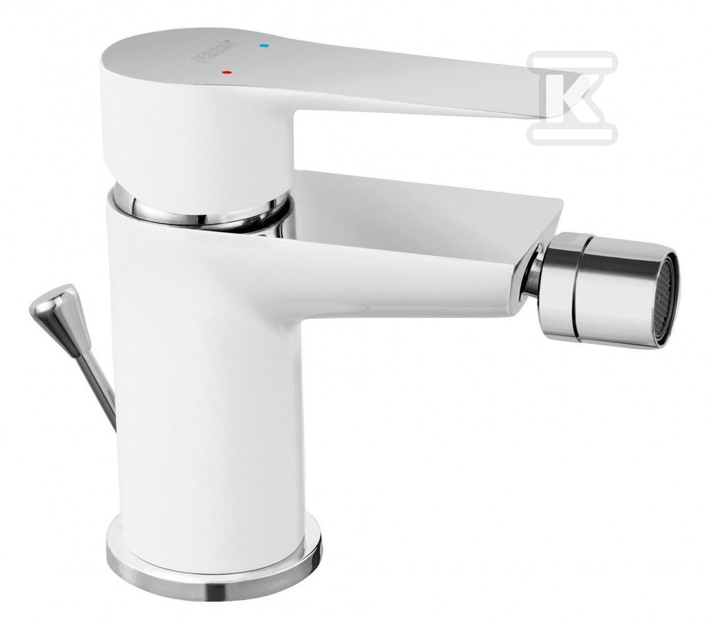 ADORE bidet mixer, chrome / white - BDR6