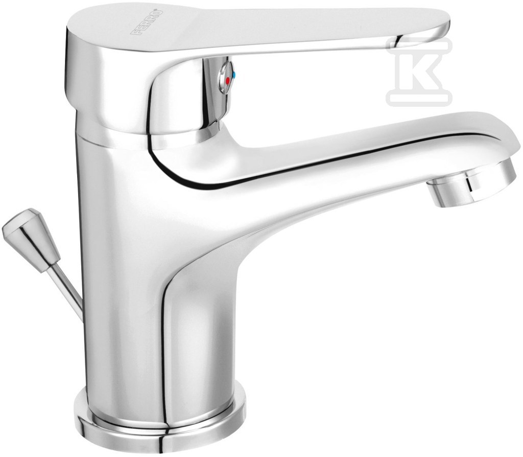 ISSO floor-standing basin mixer, chrome - BIS2