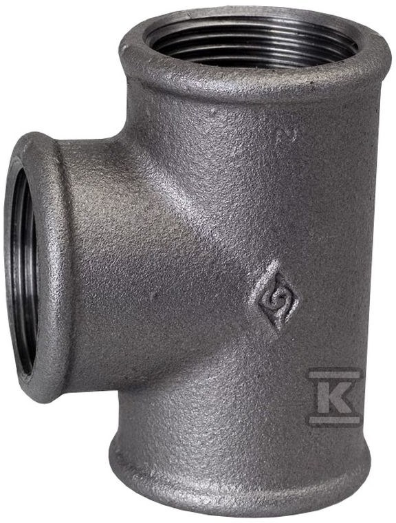 T-kus na šrouby 3/4" černý B1, NR25, NR - 130-5S