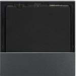Element centralny do regulatora temperatury i pokojowego, antracyt mat, lakierowany, KNX E/S B.X