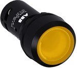 CP1-11Y-10 Concave monostable push button 1NO, yellow