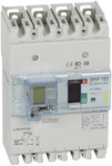 Circuit breaker with thermal-magnetic release with built-in residual current protection DPX3 160+BL.R 4P 125A 16KA