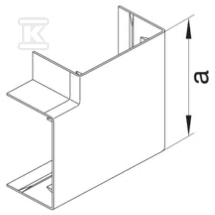 Flat angle 40x110mm, aluminum - LFF40115ALU