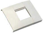 1-way frame, 45x45mm for LFF40/60110, aluminum