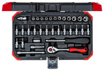1/4" socket set 4-13mm 33 pcs.