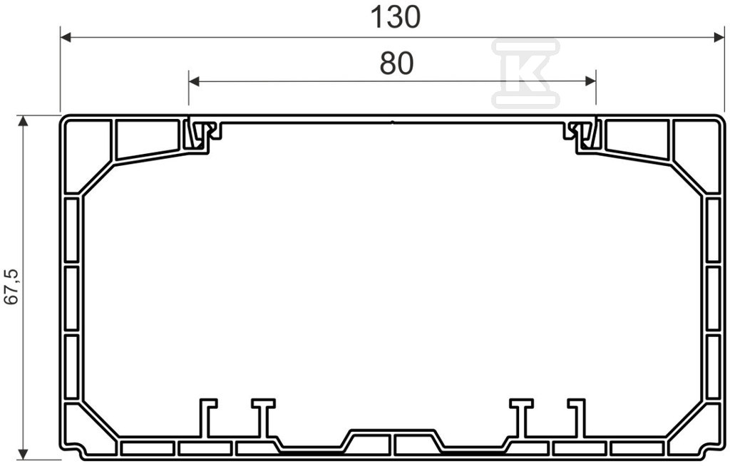 PK kanál 130x65 D - PK 130X65 D_HD