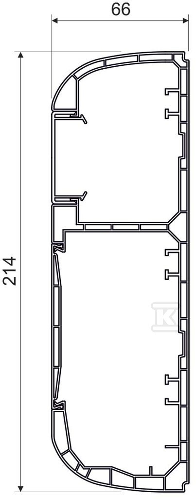 CHANNEL PK 210X70 D (2m/6m/96m) /2m/ - PK 210X70 D_HD