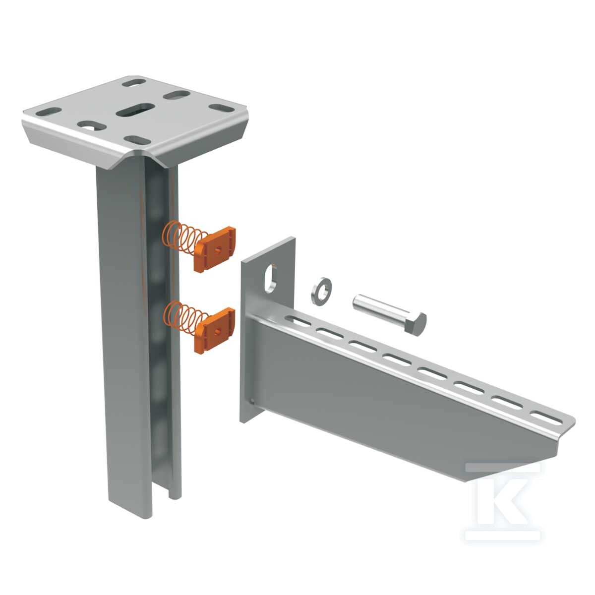 Spring-loaded socket cap nut PMP 41 M - PMP 41 M 10_ZNCR