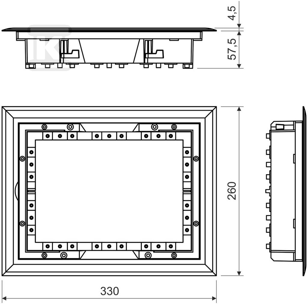 Can Frame - Blank PP 80/K-5 LB - PP 80/K-5_LB