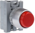 Кнопка виступаюча BSP зелена 2 з/2 роз. нікельоване кільце SP22-AWZ-22.