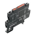 Przekaźnik półprzewodnikowy, 24 V AC ±20%, warystor, 5...48 V DC, 0,1 A, złącze śrubowe, TOS 24VAC/48VDC 0,1A