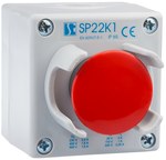 Касета комплектна 1-отворова з приводом DC накладкою 1 ввід M20 SP22K1\25-1