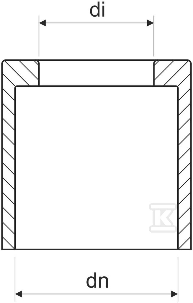 Capac exterior din PVC 4829/P KB - 4829/P_KB