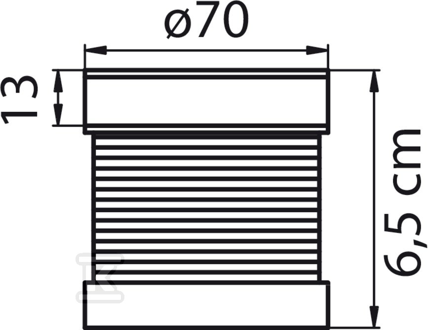 Signaling Column 70Mm 24Vdc Sound - LT70\24-AM