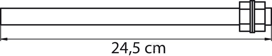 Signaling Column 70mm. Aluminum base - LT70\QS-1