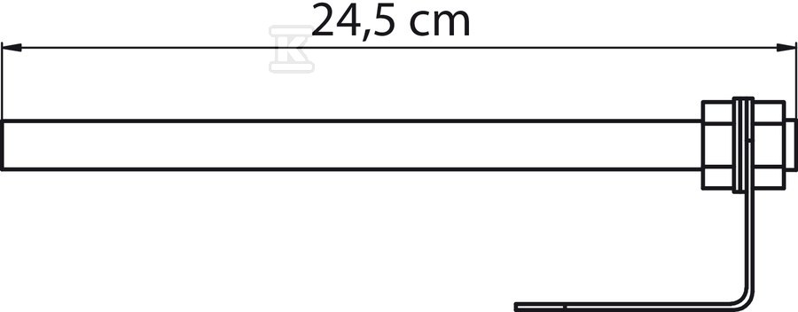 Signaling Column 70Mm Aluminum Base For - LT70\QS-2