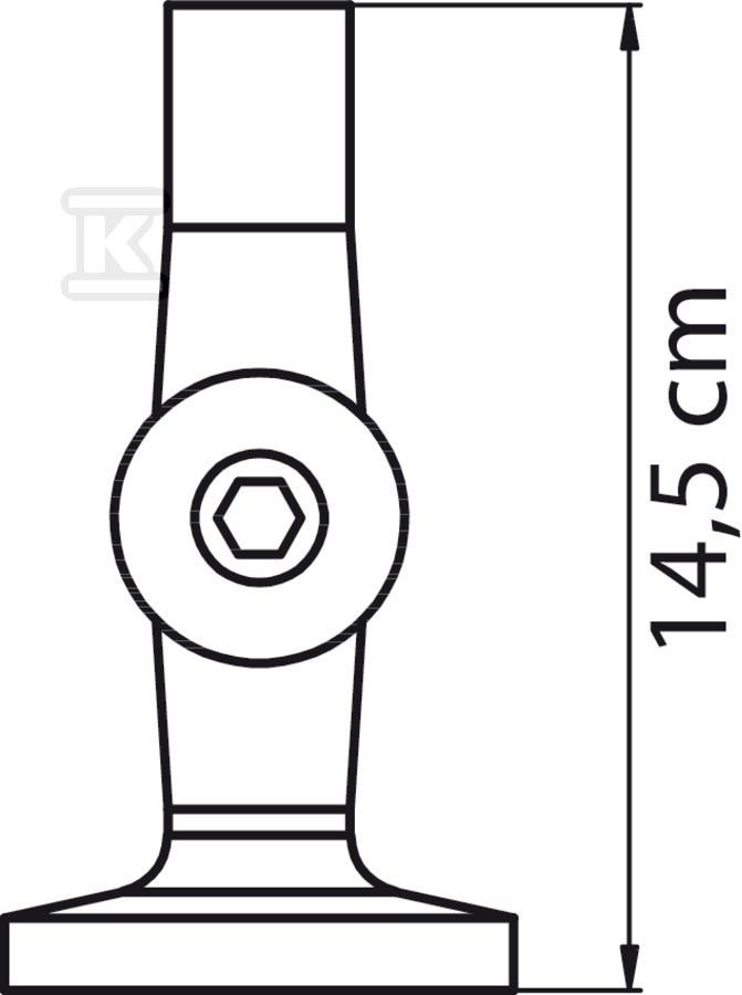 Signaling Column 70Mm Plastic Base With - LT70\QS-8